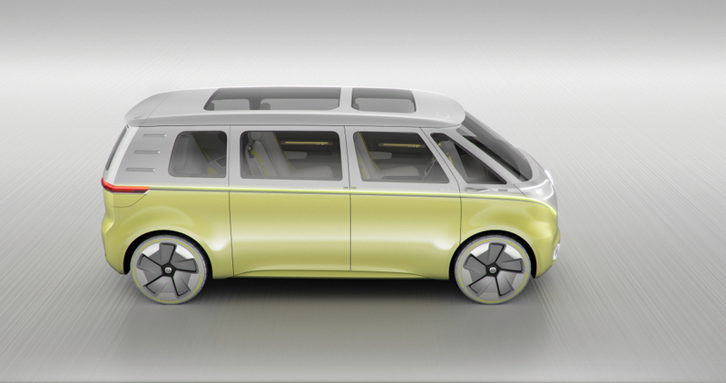 Illustration for article titled The Volkswagen I.D. Buzz Is A 270-Mile Electric Microbus Concept VW Needs To Build